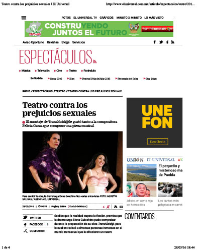 Translucid@ Prensa | Espectáculos |Nocturno Teatro