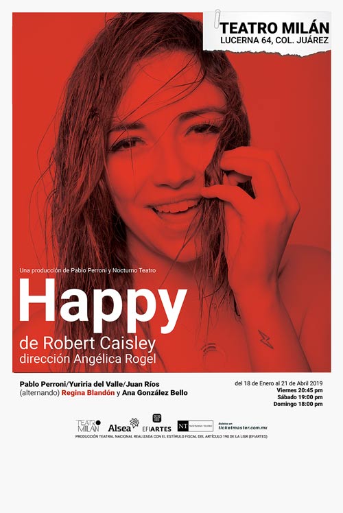 Happy cartel poster | Nocturno Teatro